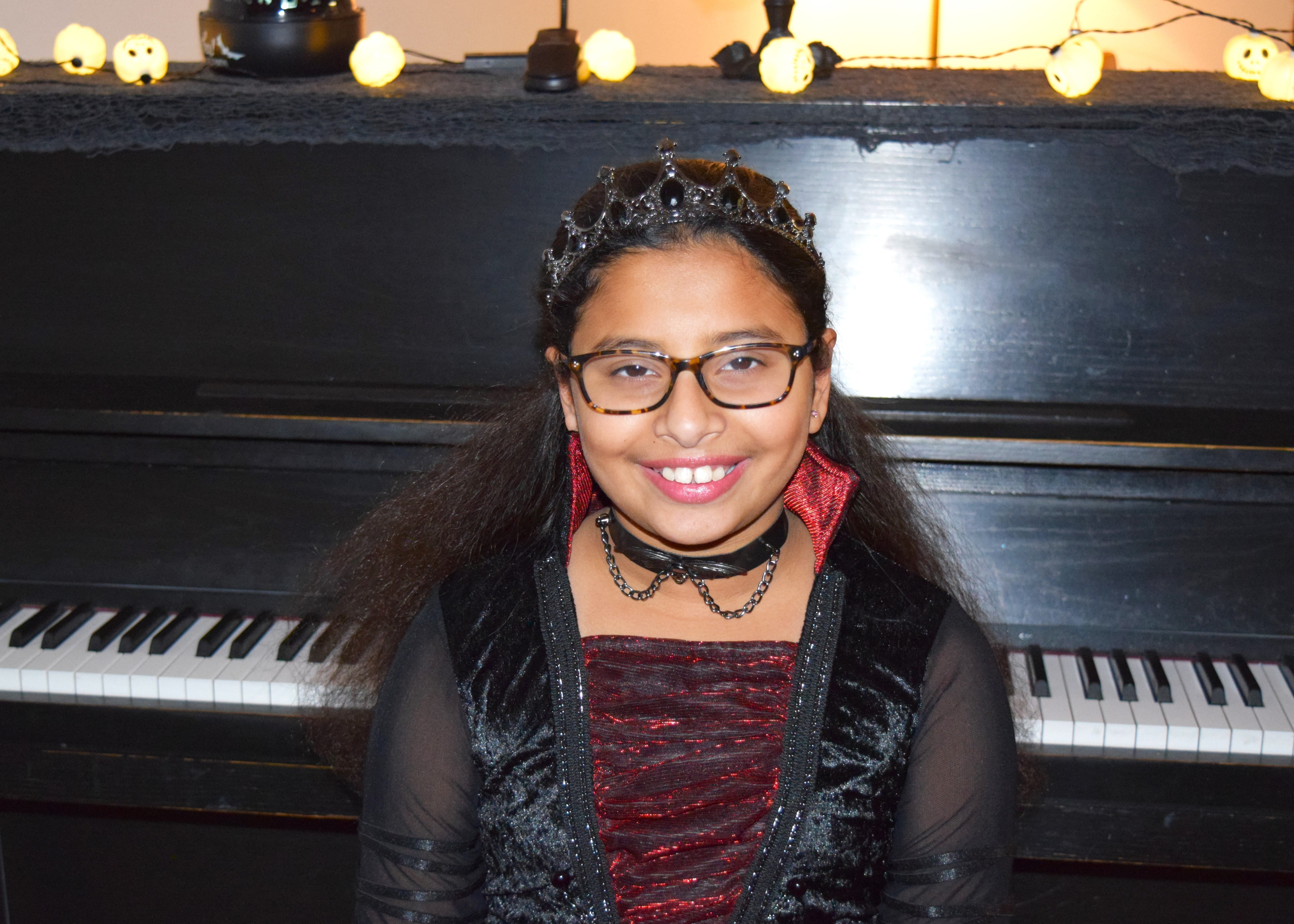 Mia at Bloomingdale School of Music Halloween Recital 202