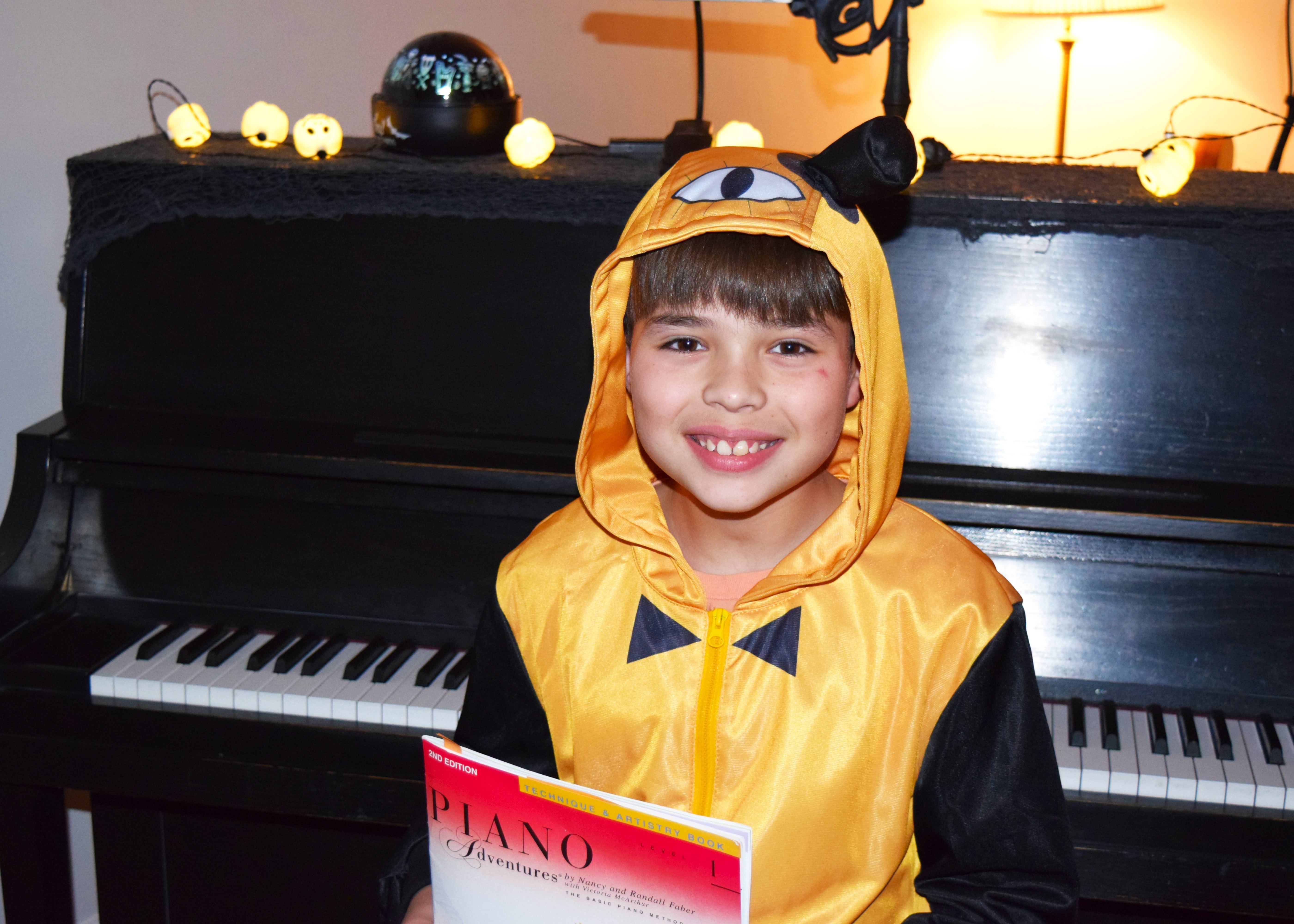 Henry at the Bloomingdale School of Music Halloween Recital 2024