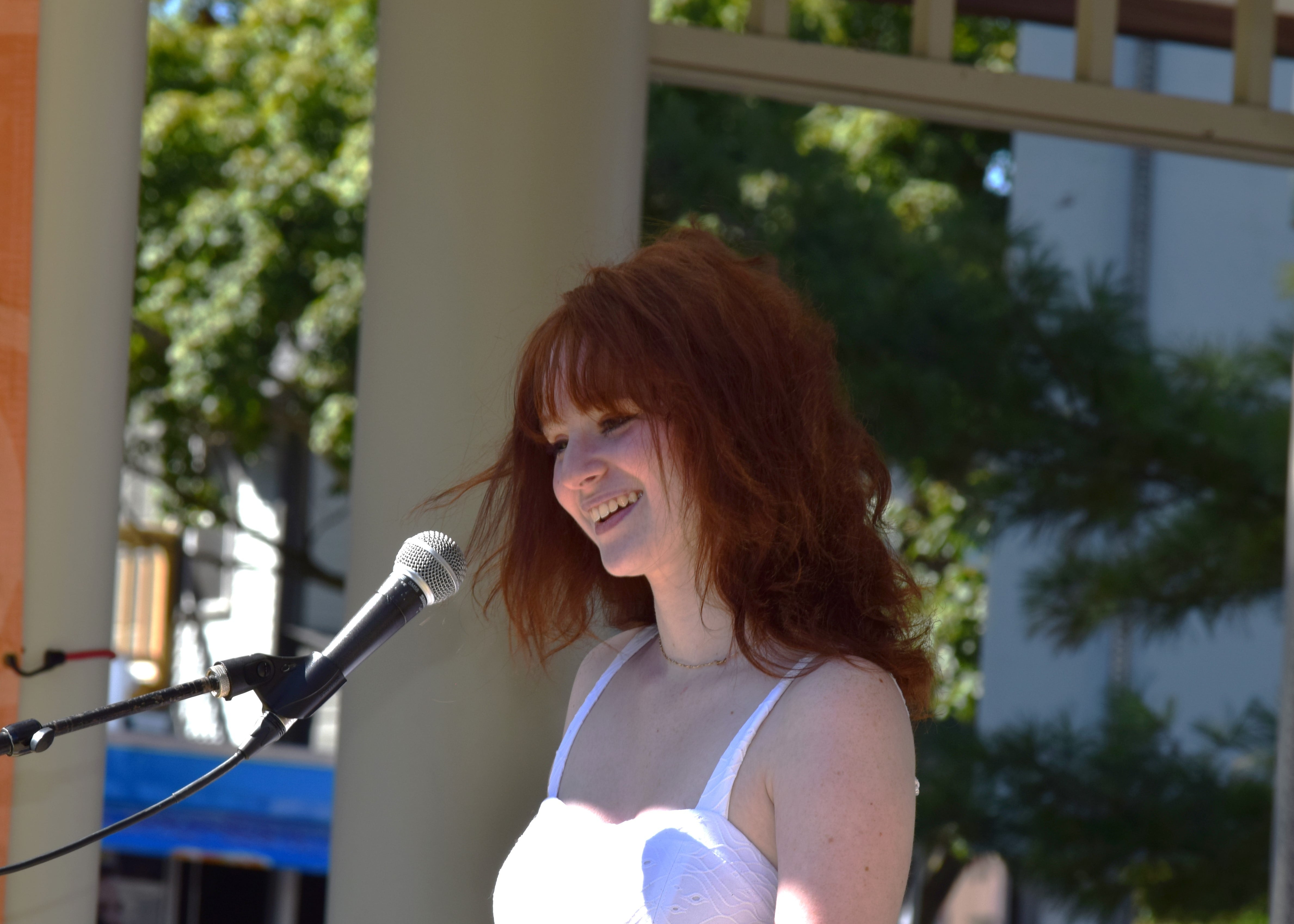 Marah singing at Septemberfest 2024