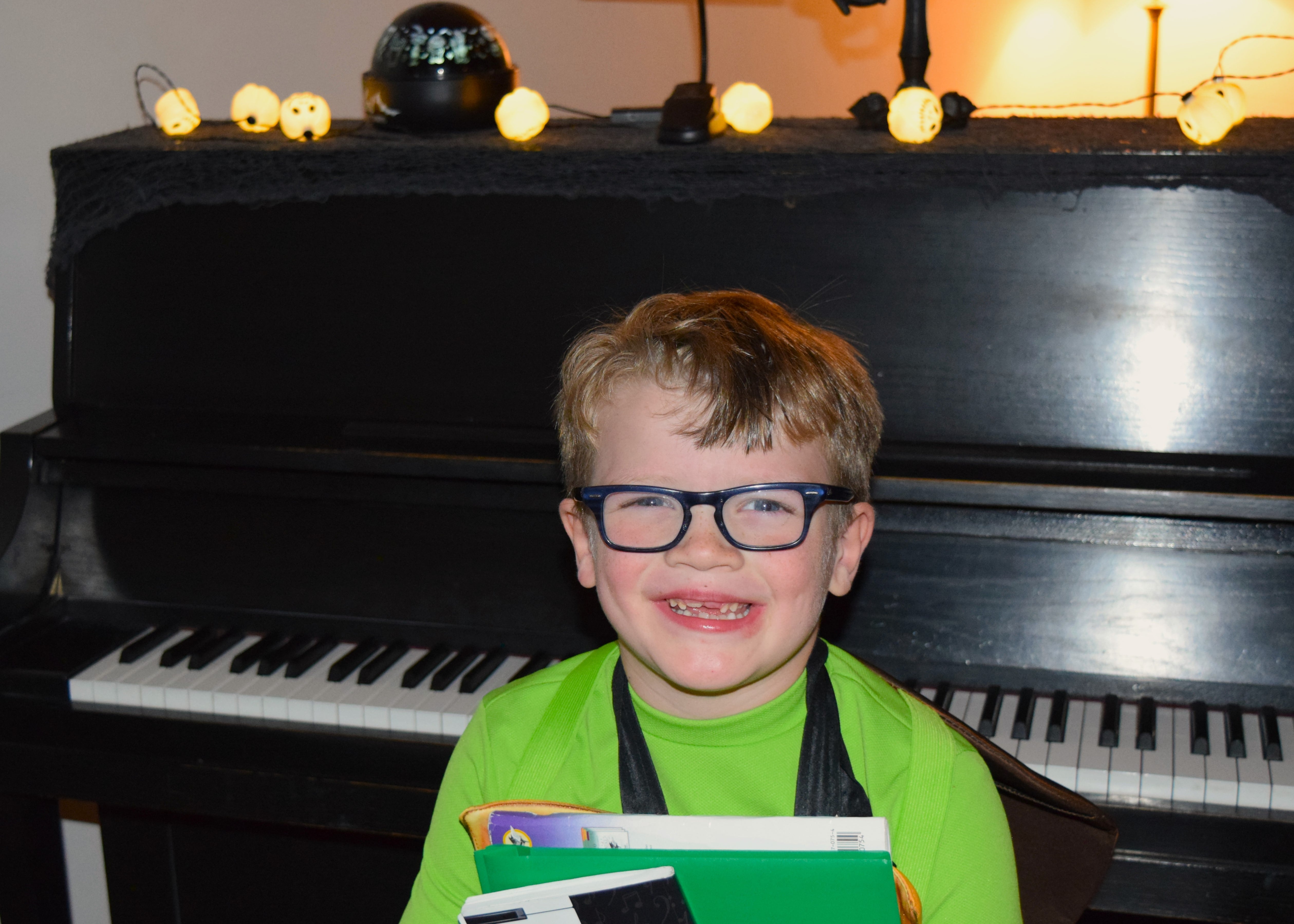 Logan at the Bloomingdale School of Music Halloween Recital 2024